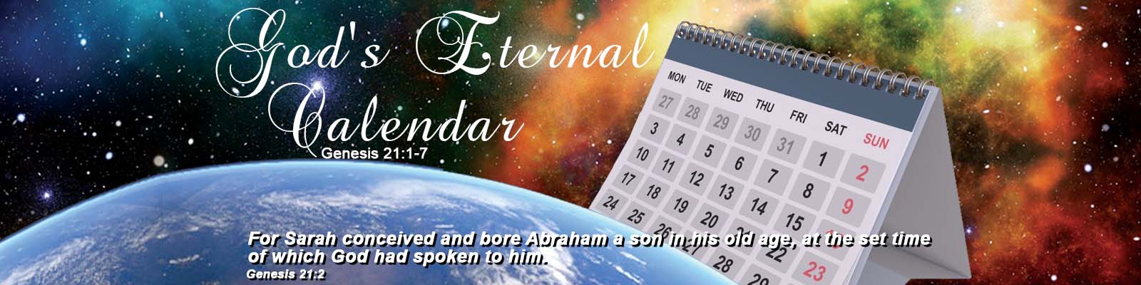 Genesis 21:1-7   –   God’s Eternal Calendar episode artwork