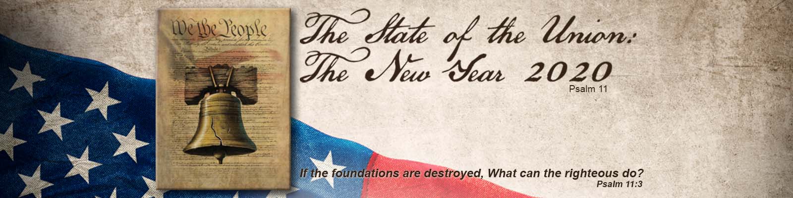 Psalm 11   –   The State of the Union: The New Year 2020 episode artwork