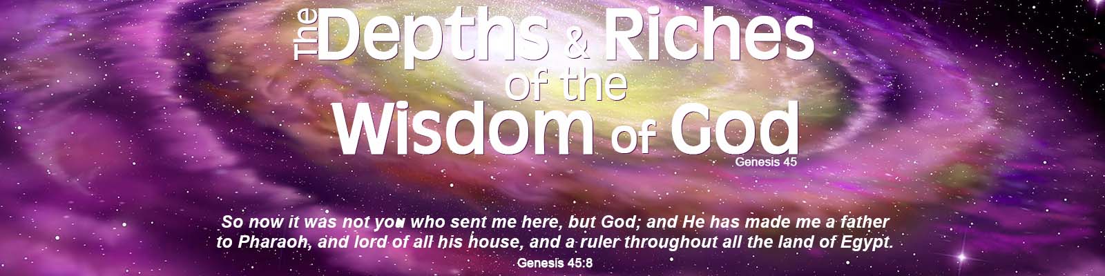 Genesis 45    –    The Depth and Riches of the Wisdom of God episode artwork