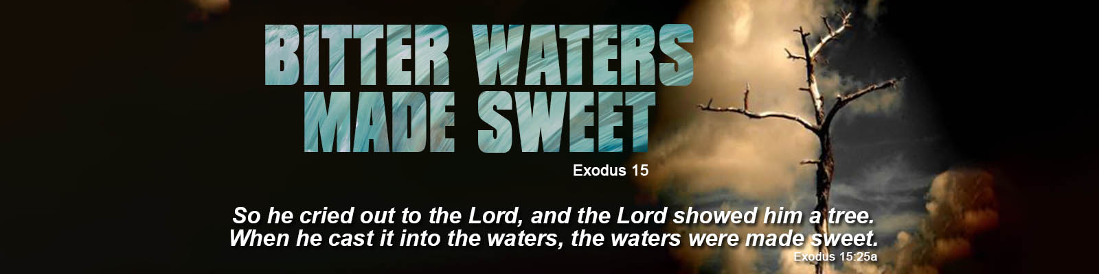 Exodus 15   –   Bitter Waters Made Sweet episode artwork